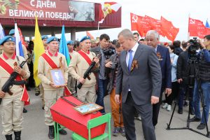 Астраханские поисковики на торжественных мероприятиях
